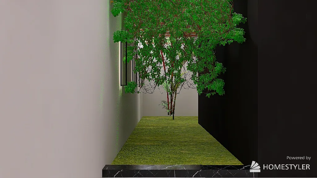 Courtyard 3d design renderings