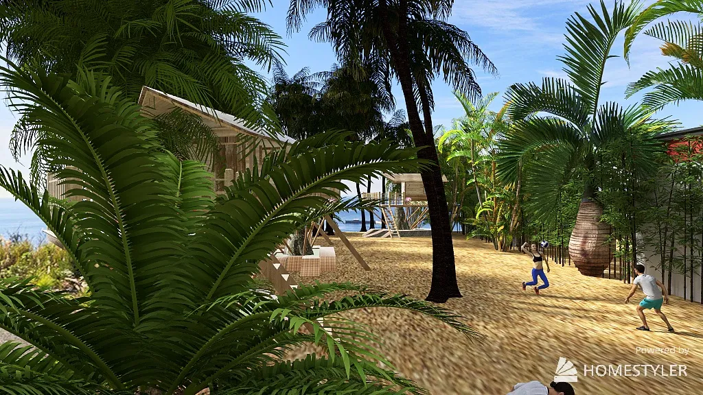 CAMPING PARADISE 3d design renderings