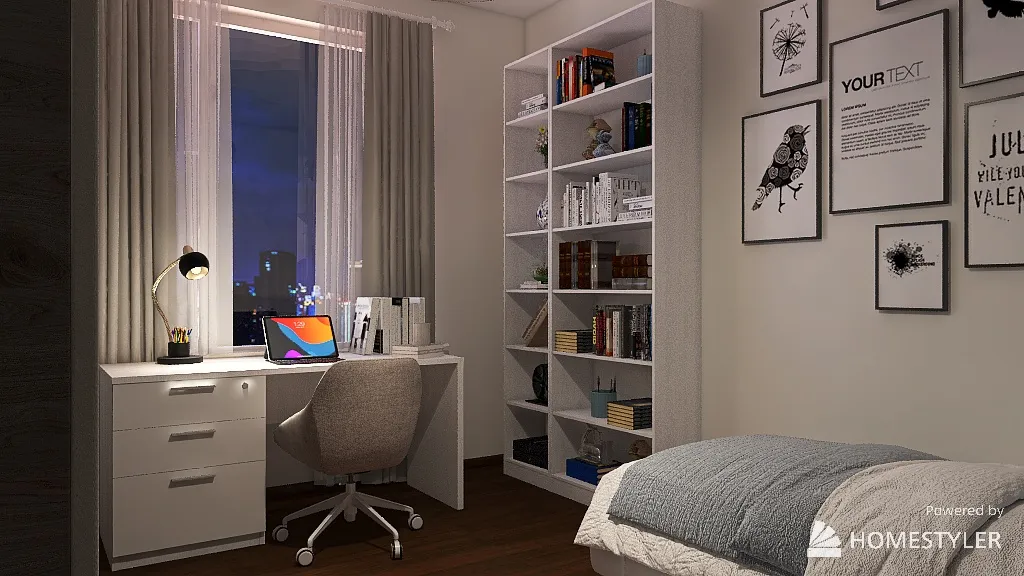 Моя спальня 3d design renderings