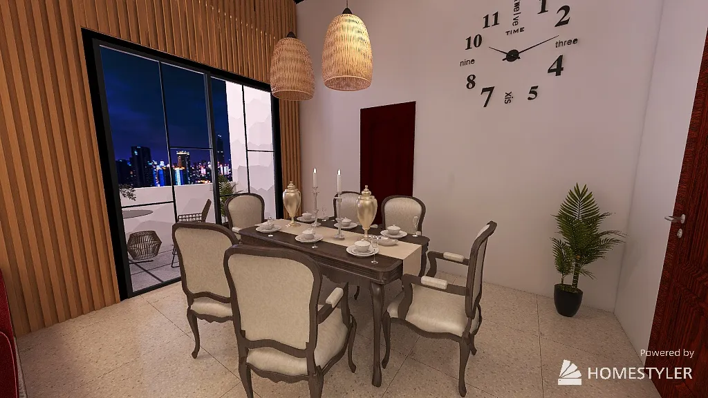 DiningRoom 3d design renderings