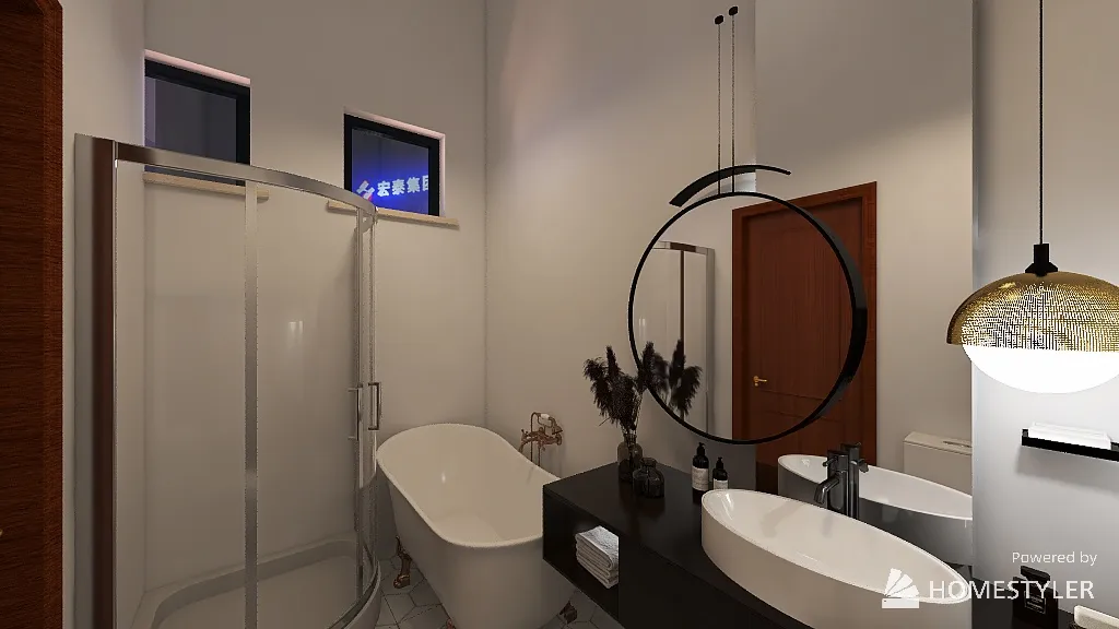 MasterBathroom 3d design renderings