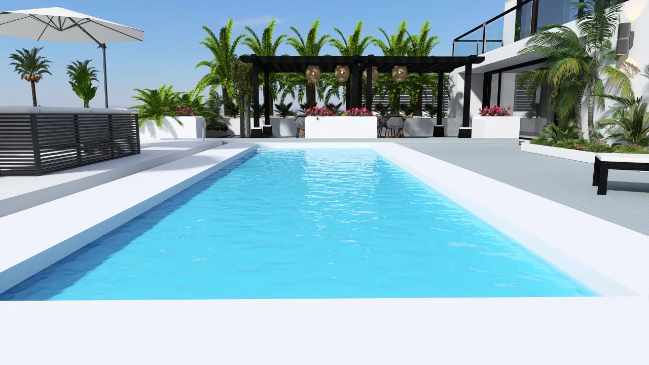 Casa en el mar 3d design renderings