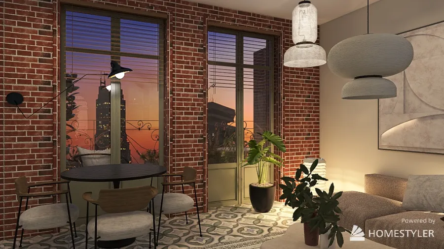 NY apartment 3d design renderings