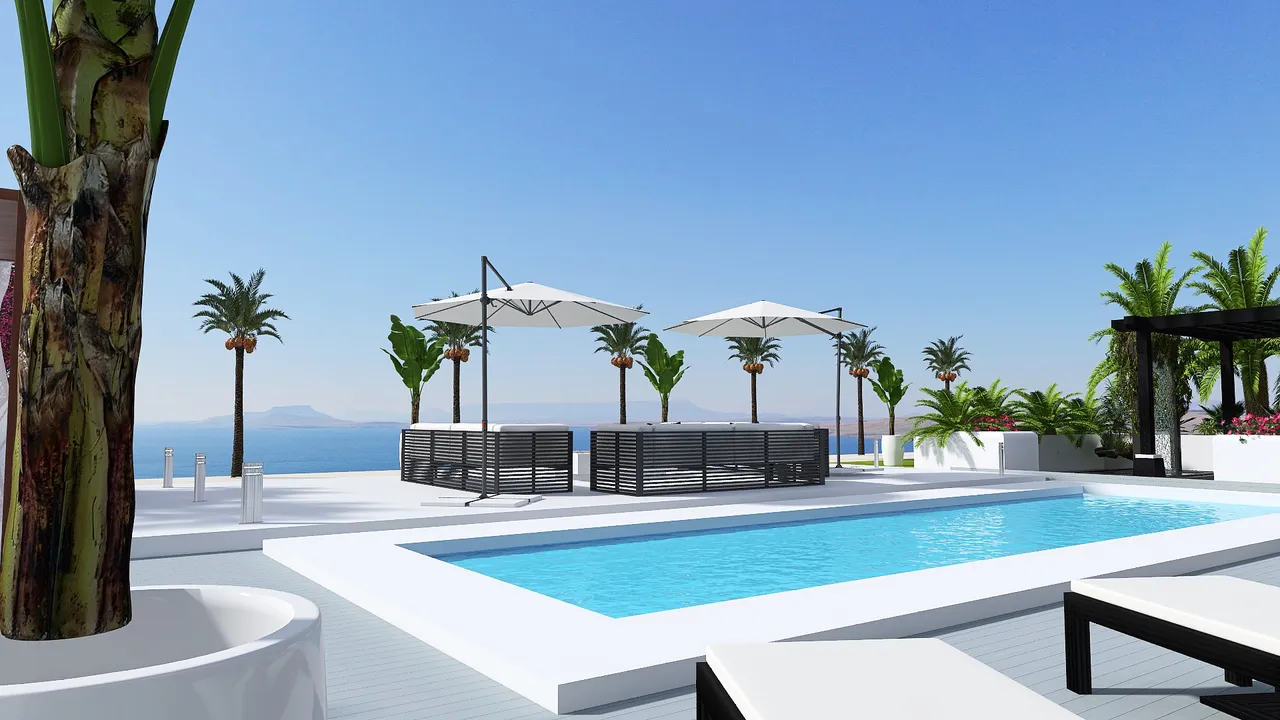 Casa en el mar 3d design renderings