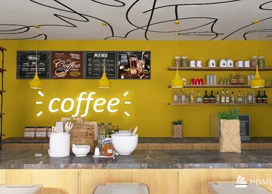 CosMc's Coffee Shop Design Rendering