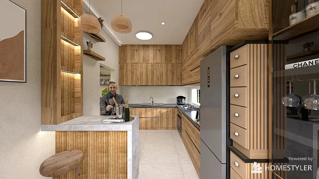 Kitchen 3d design renderings