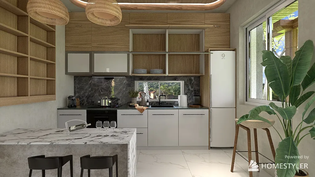 Kitchen 3d design renderings