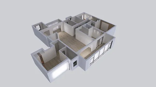 Empty-Modern Harmony Home