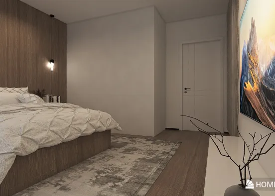 Comfortable room Design Rendering