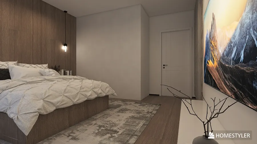 Comfortable room 3d design renderings