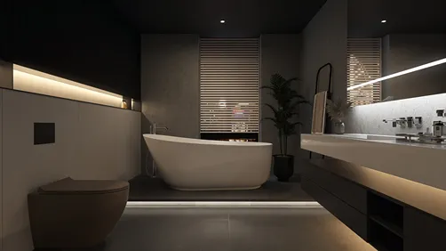 Modern Monochrome Apartment