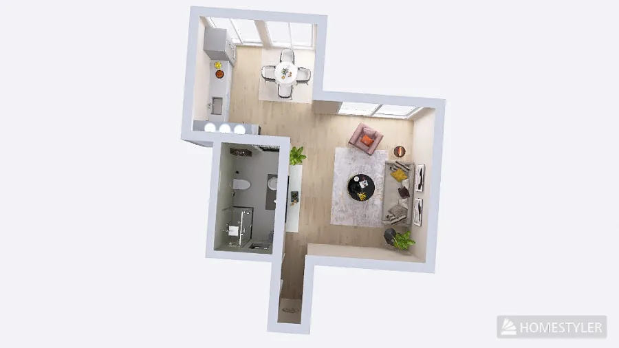 Copy of Modern Apartment 3d design renderings