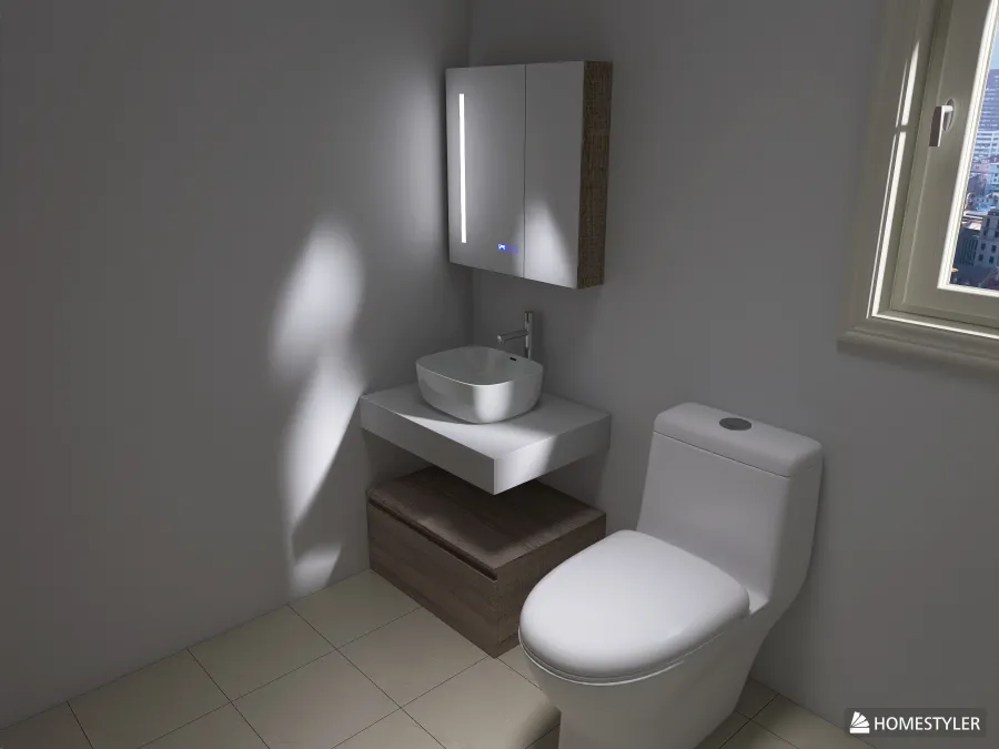 BATH/ WC 1 3d design renderings