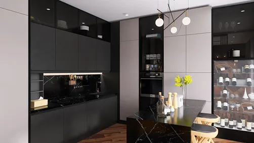 Kitchen-living room Akzent