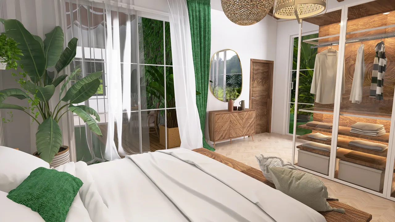 Bedroom 3d design renderings