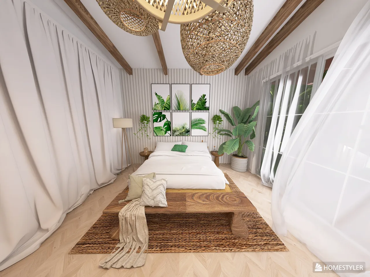 Bedroom 3d design renderings