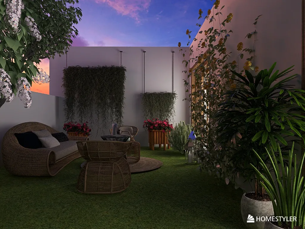 Terrace 3d design renderings