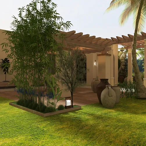 8 July INTERIOR OF VILLA