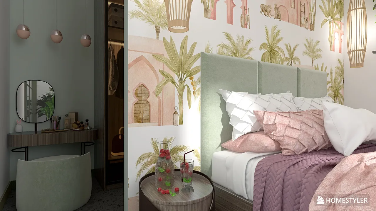 Bedroom 3d design renderings