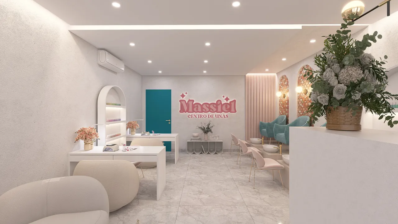 Massiel-Centro de Uñas 3d design renderings