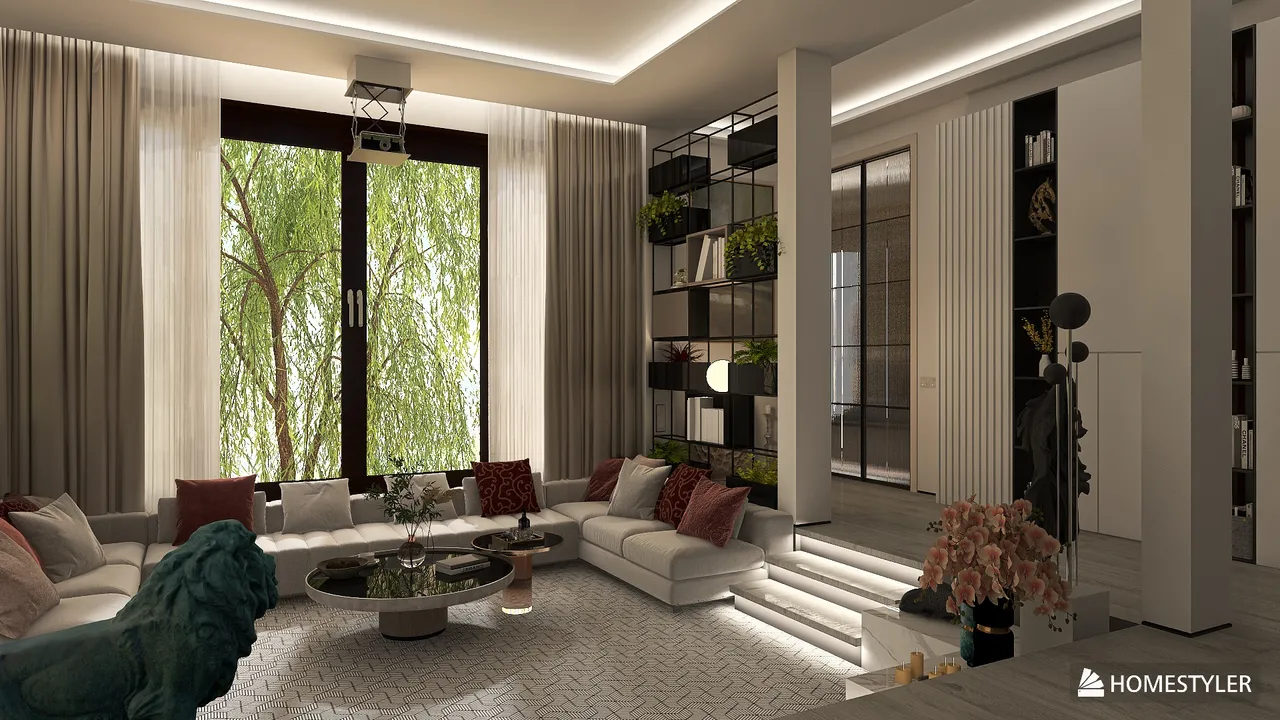 LivingRoom 3d design renderings