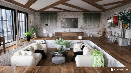 Sunken living room for Web