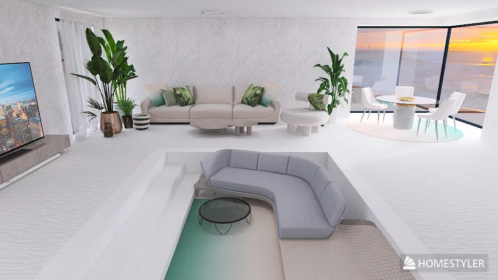 LivingRoom 3d design renderings