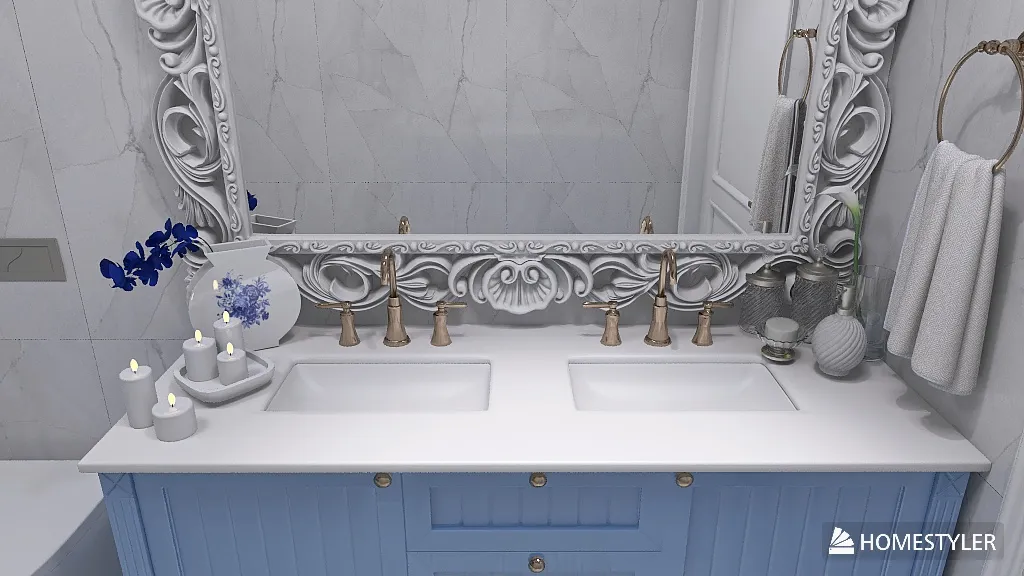 MasterBathroom 3d design renderings