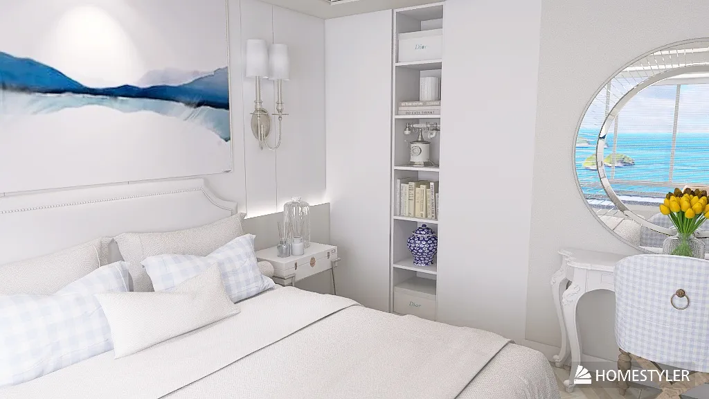 SecondBedroom 3d design renderings