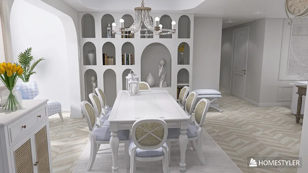 LivingDiningRoom 3d design renderings