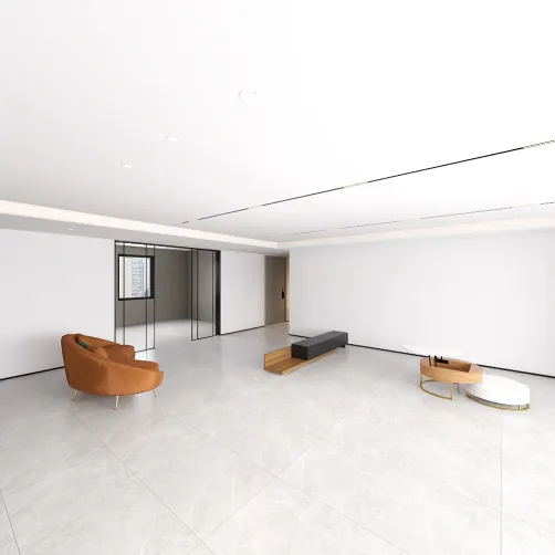 empty-Modern Monochrome Apartment