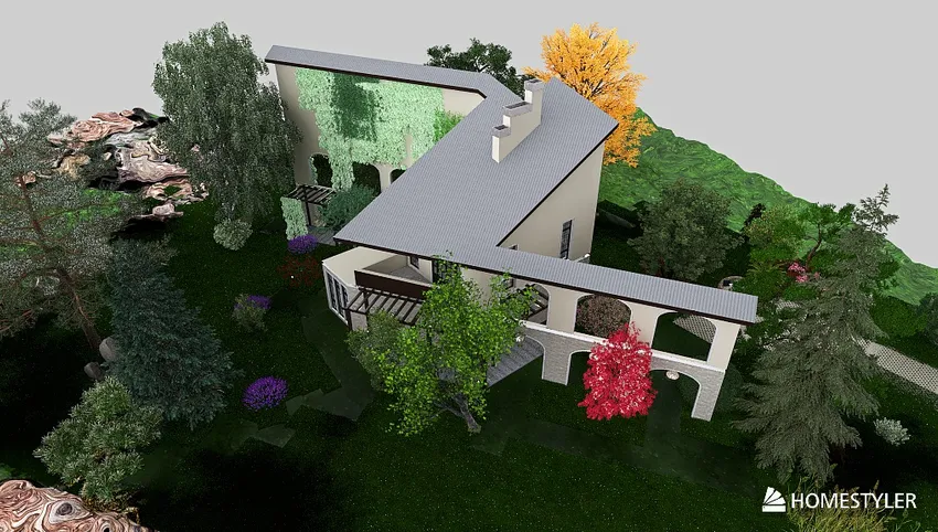 Hidden - House in Karelia 3d design picture 120.32