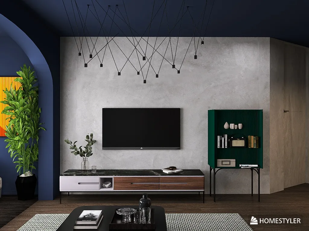 LivingDiningRoom 3d design renderings