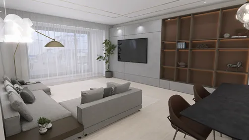 Empty-Wood Textures One-Bedroom Suite