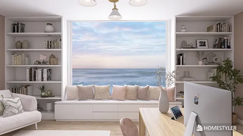 Ocean View Home Office