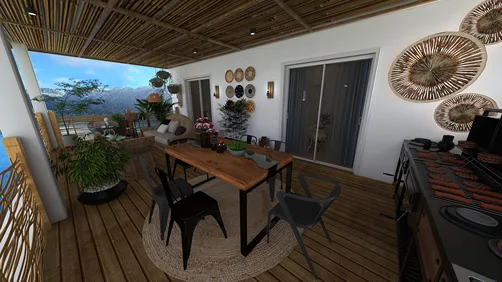 Apartment on seaside
