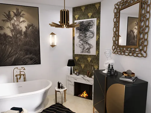Gatsby bathroom