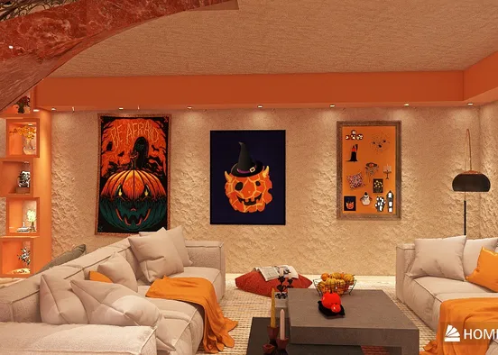 # Halloween Renderização de Design