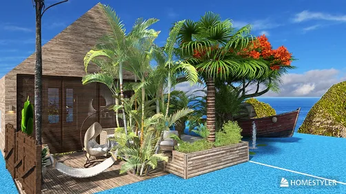 Holiday floating house