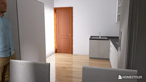 REVERSE cucina e salotto Ascensore+cabina Vanzago Albano