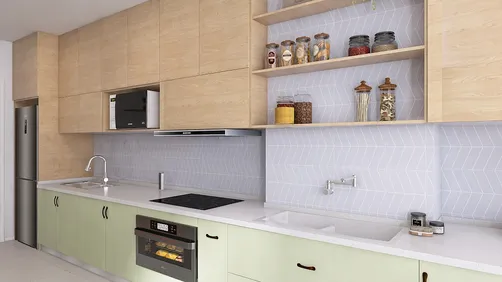 Studio moderno e funcional em 37m²