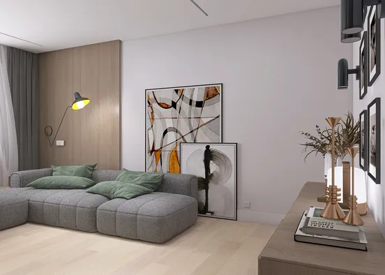 # Design Details in a Modern Dining Space Визуализация дизайна