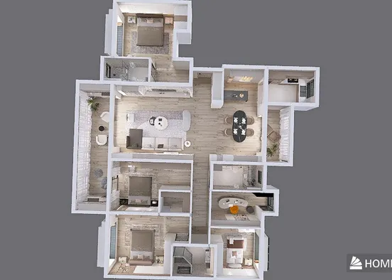 # Contemporary Rest Nest Визуализация дизайна