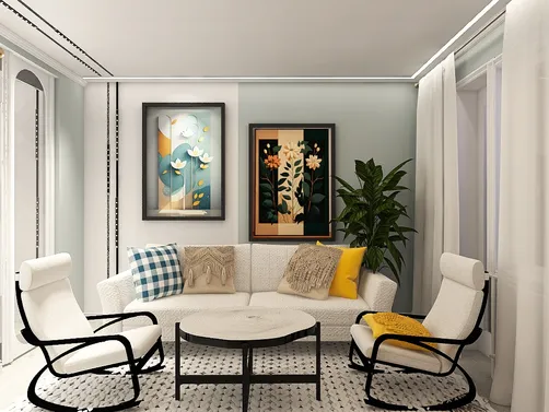 One-room apartment .