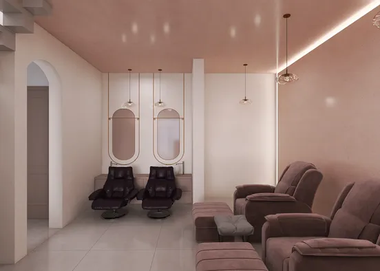 # A Sanctuary of Modern Elegance Design Rendering