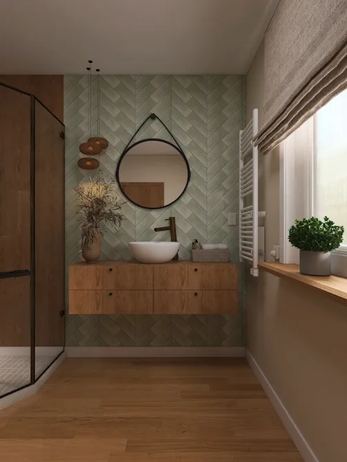 Modern Farmhouse Bathroom