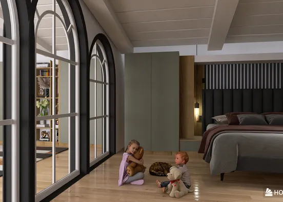 # Beautiful Attic Claudia Renderização de Design