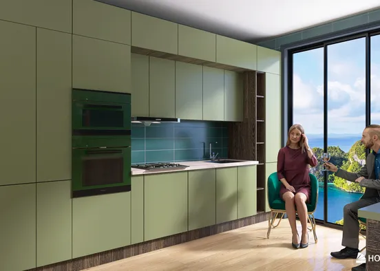 # A Study in Verdant Elegance Renderização de Design
