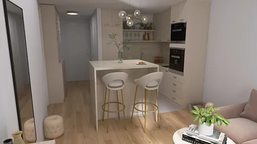 Chic Minimalism in a Small Space