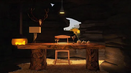 Restaurant "In the Dark"
